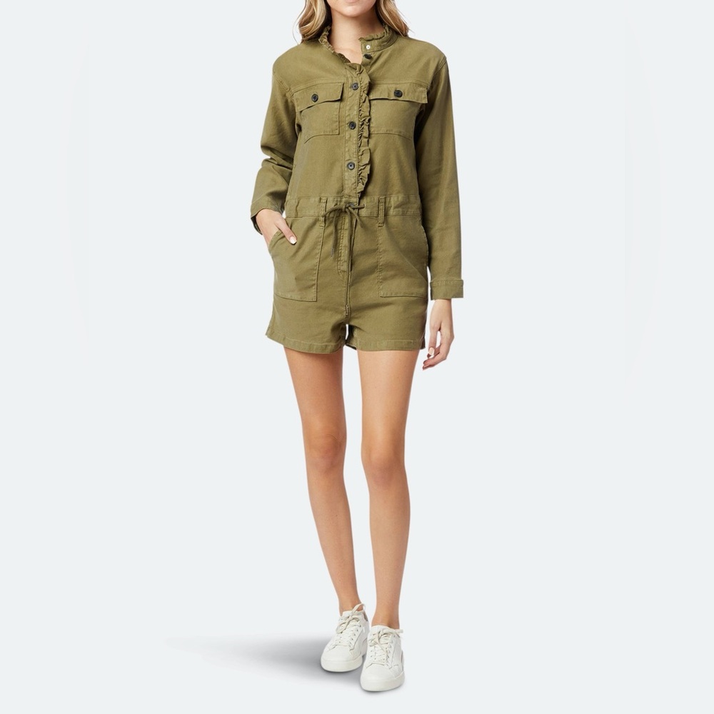 Hudson Jeans Utility Jumpsuit Olive Green Size XSmall